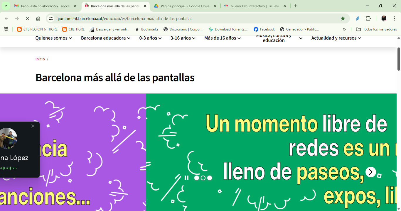 Barcelona mas allá de las pantallas